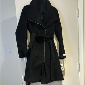 Calvin Klein Women's wool Coat black small